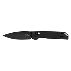 Kershaw Mini Iridium DuraLock KVT Folding Knife 3.4" Spear Point Blade - Black