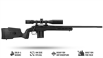 MDT Field Stock for Remington 700 Short Action Rifles  - RH - Black