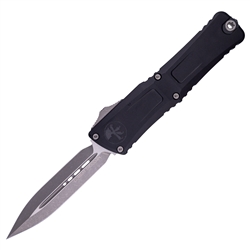 Microtech Combat Troodon Gen III D/E OTF Auto Knife Black / Apocalyptic - 3.8" Blade