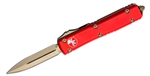Microtech Ultratech D/E OTF Auto Knife Red / Bronze - 3.1" Blade