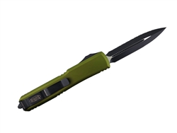 Microtech Ultratech D/E OTF Auto Knife OD / Black - 3.35" Fully Serrated
