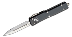 Microtech UTX-70 D/E OTF Auto Knife Black / Stonewashed - 2.42" Blade