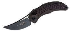 Microtech Brachial S/E Folding Auto Knife Black / Black - 3.5" Blade