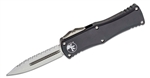 Microtech Hera D/E OTF Auto Knife Black / Apocalyptic - 3.5" Serrated Blade