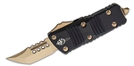 Microtech Signature SeriesTroodon Mini S/E OTF Auto Knife Black / Bronze - 1.99" Blade