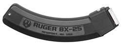 RUGER 10/22 25rd Magazine, Stainless Steel Feed Lips-BX25- Ruger