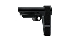 SB Tactical SBA3 Adjustable Pistol Stabilizing Brace - Black - NO BUFFER TUBE