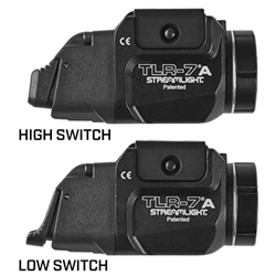 STREAMLIGHT TLR-7A 500 Lumen Rail Mounted Tactical Light w/ Rear Switch Options