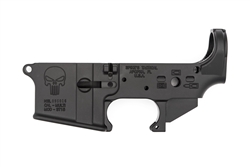Spike's Tactical AR-15 Lower BLEM (Multi) Forged PUNISHER Stripped AR Lower-Bullet Markings