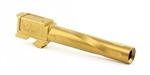 Zaffiri Precision Gold TiN Flush Barrel for Glock 17 Gen 1-4