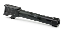 Zaffiri Precision Black Nitride Threaded Barrel for Glock 19 Gen 1-5