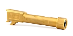 Zaffiri Precision Gold TiN Threaded Barrel for Sig P365