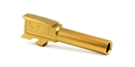 Zaffiri Precision Gold TiN Flush Barrel for Glock 43 and 43X