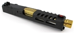 Zaffiri Precision ZPS.2 Complete Upper for Glock 19 Gen 3 w/ Gold TiN Threaded Barrel - RMR Cut - Armor Black