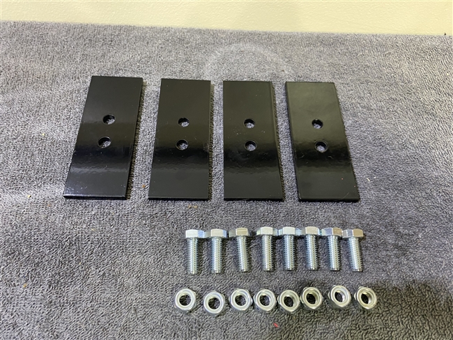 Rotary plow Replacement blade tip Kit