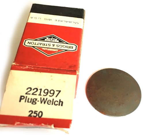 221997 Briggs & Stratton Welch Plug