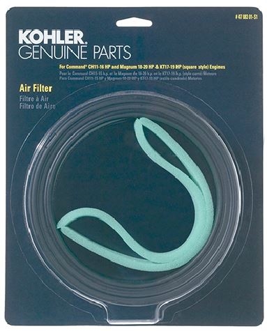 47 883 01-S1 Genuine Kohler Air Filter Combo