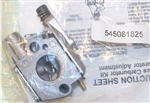 545081825 Poulan Carburetor Assembly