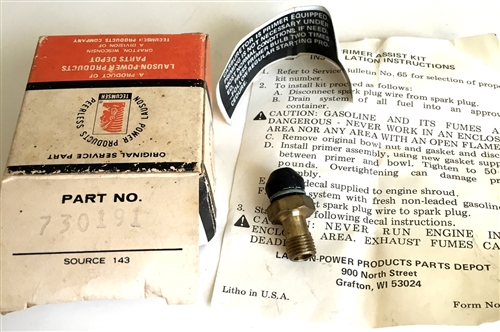 Genuine Tecumseh 730191 Primer Bulb Assembly