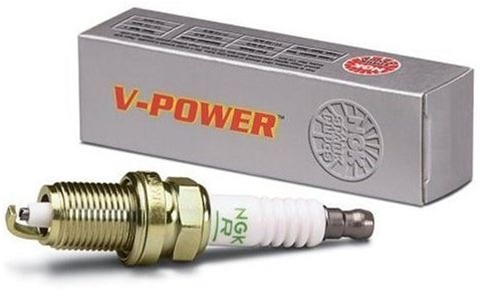 NGK (2087) BKR5EYA V-Power Spark Plug, Pack of 1