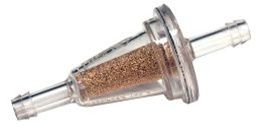 R10422 - 1/4" Line Fuel Filter with Sintered Bronze Screen - 75 Microns