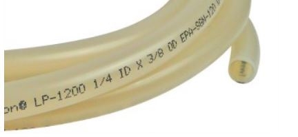 R13576 - 1/8 x 1/4 x 1/16 Tygon LP-1100 Fuel Line, Low Permeation, Ethanol Compatible - Priced and Sold By The Foot