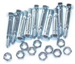R916 Pack of 10 Snowblower Shear Pins & Lock Nuts Replace Ariens 510015
