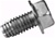 R9373 Hex head self-tapping screw replaces AYP 17490612, 17000612