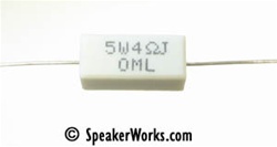 Resistor 4 ohm, 5W wire-wound