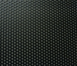 Perforated Steel Powder Coated Black