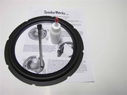 10" Rubber Speaker Repair Kit Angle
