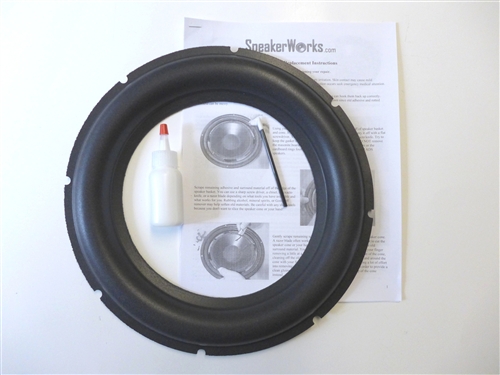 12 Wide Roll Foam Speaker Repair Kit OD: 11.5, Roll OD, 11.125