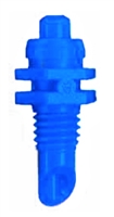 Hexagon Jet Base 10-32 UNF Thread 0.04" Blue