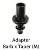 Adapter 4.5mm Barb x Taper #6 (M)