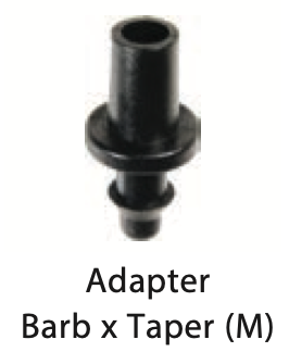 Adapter 4.5mm Barb x Taper #6 (M)