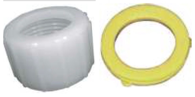 Nylon Swivel Nut - Vinyl Washer