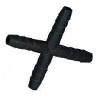 Polypropylene 1/4" Cross Barb