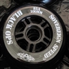 100mm x 85a Black Ops Polyurethane Inline Race Wheel