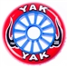 Yak Research - 110mmx78a YAK Classic Polyurethane scooter wheel, 2 wheels with precision bearings