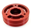 Grimmspeed Lightweight Crank Pulley Red - Subaru All EJ Engines