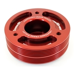 Grimmspeed Lightweight Crank Pulley Red - Subaru All EJ Engines