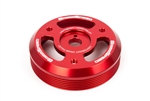 Grimmspeed Lightweight Crank Pulley Red - Subaru All FA/FB Engines