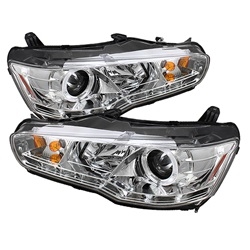 Spyder Auto Mitsubishi Lancer 2008-2014 LED Halo DRL Headlights (Xenon/HID Model Only) 5042224