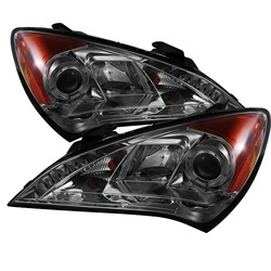 Spyder Auto Hyundai Genesis 2010-2012 LED Halo DRL Headlights (Halogen Model Only) 5042330