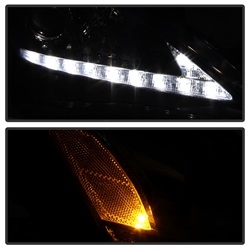Spyder Auto Lexus IS250 2006-2010 DRL LED Projector Headlights 5080066