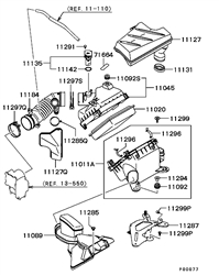 Mitsubishi OEM Air Cleaner Air Flow Sensor O-Ring