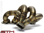 STM Evo 7/8/9 Forward Facing T3 Turbo Exhaust Manifold