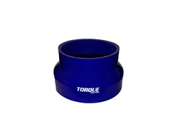Torque Solution Transition Silicone Coupler: 3" to 4" Blue Universal