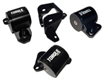 Torque Solution Billet Aluminum Mount Kit ( 2 Bolt ): Honda Civic 96-00 EK B or D-Series