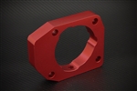 Torque Solution Throttle Body Spacer (Red): Acura CL & TL-S 2001-2003